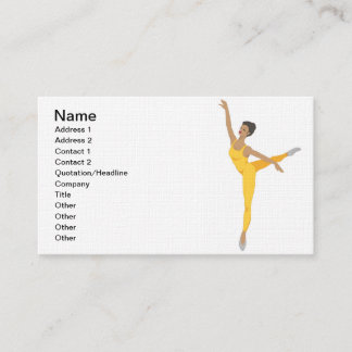 Business Card in Linen Finish