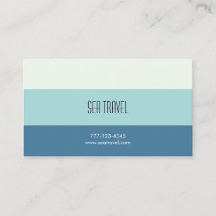 Business card in the marine theme. Sea card.