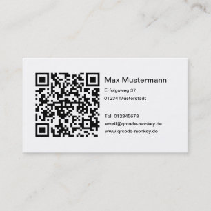 Business card (individually designed)