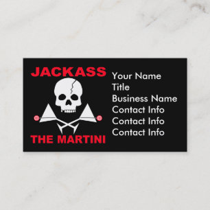 Business Card - JACKASS, The Bartender
