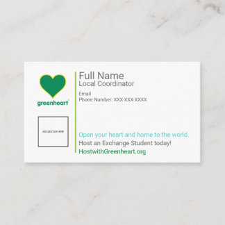 Business Card - Local Coordinator