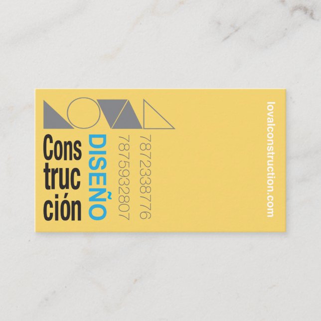 BUSINESS CARD LOVAL  (Front)