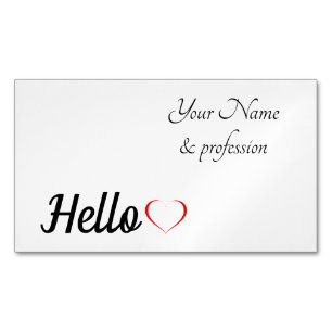 Business Card Magnet
