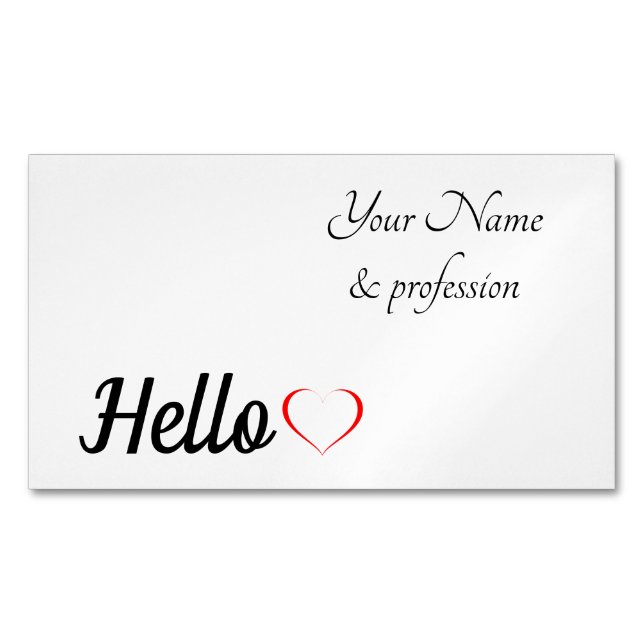 Business Card Magnet (Front)