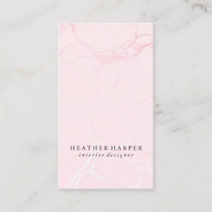 Business Card - Marble Pink