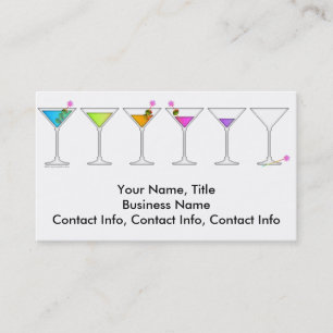 Business Card - Martinis Going, Going, GONE