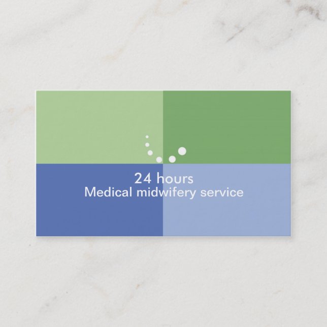 Business card Medical Service Physiotherapy (Front)