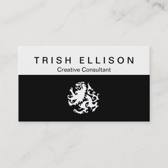 Business Card Minimalist Custom Template Plain (Front)
