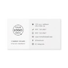 Business Card Modern Minimal Logo Custom Icons