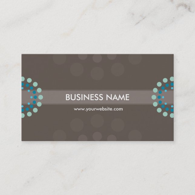 BUSINESS CARD modern retro spot (Front)