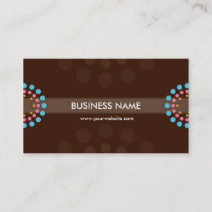 BUSINESS CARD modern retro spot