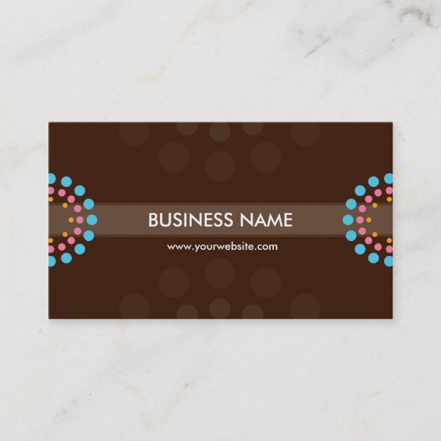 BUSINESS CARD modern retro spot (Front)
