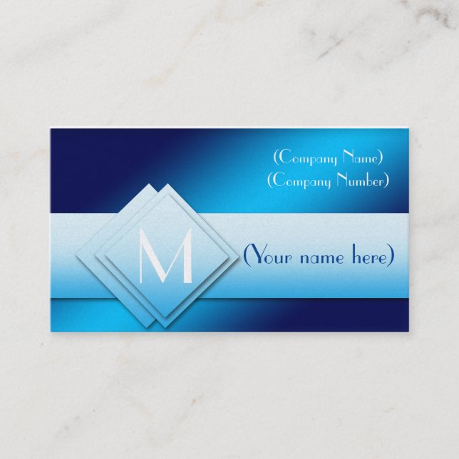 Business Card/Monogram Appointment Card (Front)