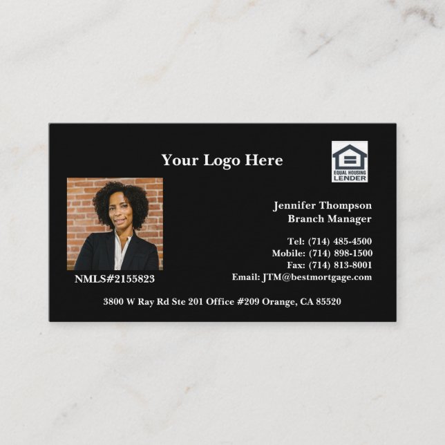 Business Card Mortgage, Real Estate, Insurance (Front)