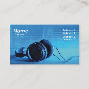 business card  music