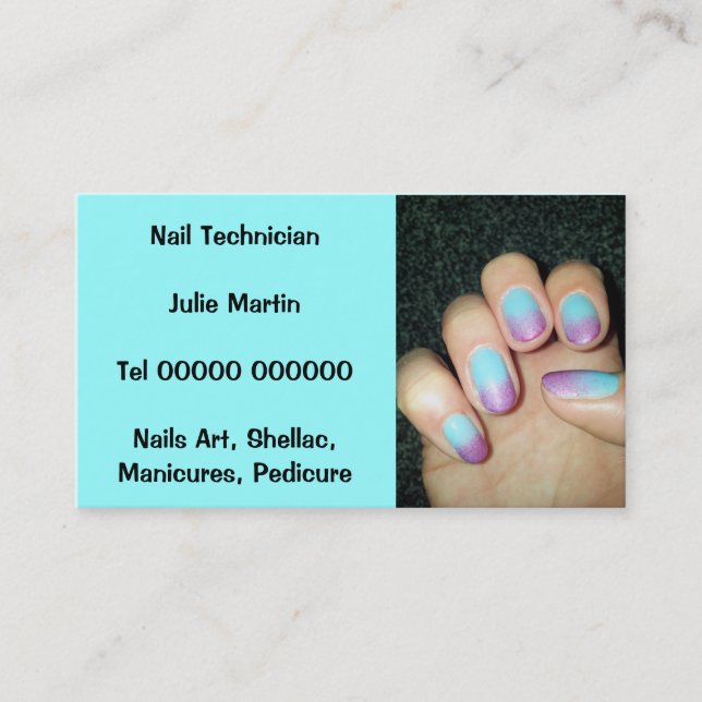 Business Card - Nail Technician (Front)
