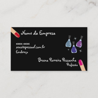 Business card Nails and Enamel