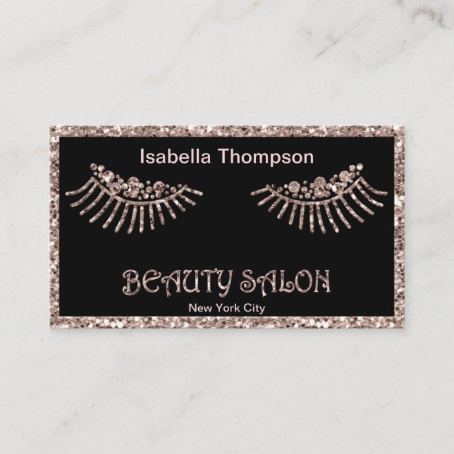 Business card of Beauty Salon (Front)