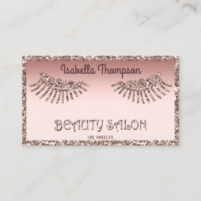 Business card of Beauty Salon (Front)