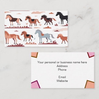 Business Card or Personal Info Card