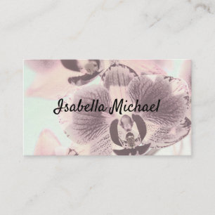 Business card, Orchid Card
