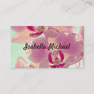 Business card, Orchid Card