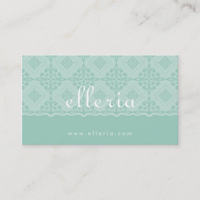 BUSINESS CARD :: ornately patterned 7 (Front)
