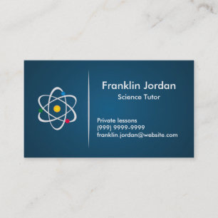 Business card particular professor