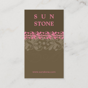 BUSINESS CARD :: patterned sunstone P2