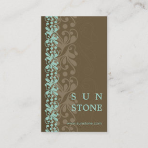 BUSINESS CARD :: patterned sunstone P6
