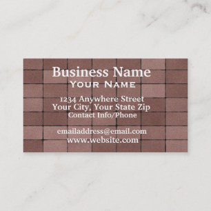 Business Card Paving Bricks