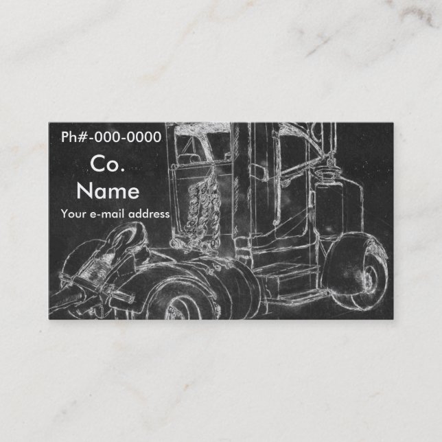 Business Card "Peterbilt " (Front)