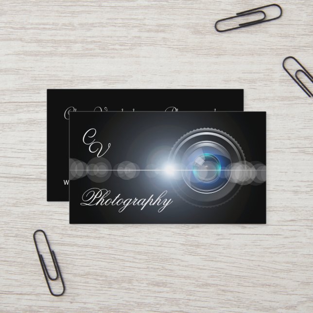 Business Card/Photography Business Card (Front/Back In Situ)