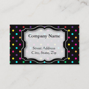 Business Card Polka Dot