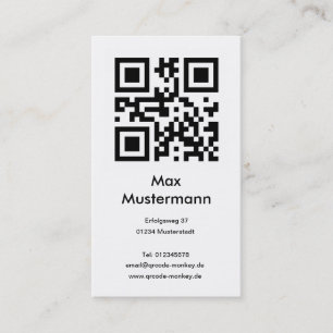 Business card, portrait format (customizable) business card