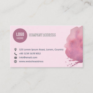 Business card professional and in trend