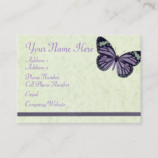 Business Card - Purple Butterfly
