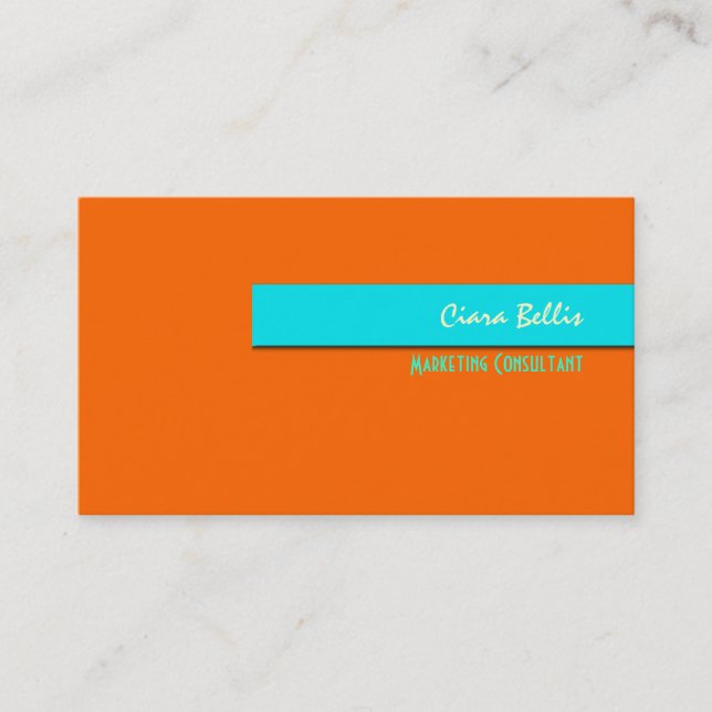 Business Card, sassy {customisable background} Business Card (Front)