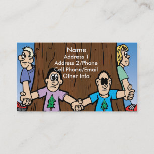 Business Card: Save Our Trees Card