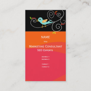 Business Card SEO Marketing Consultant