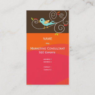 Business Card SEO Marketing Consultant