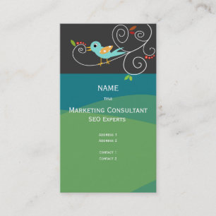 Business Card SEO Marketing Consultant