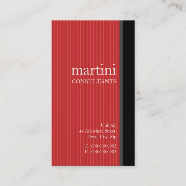 BUSINESS CARD :: simply sleek 6 (Front)