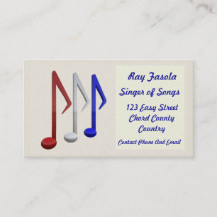Business Card - Singer