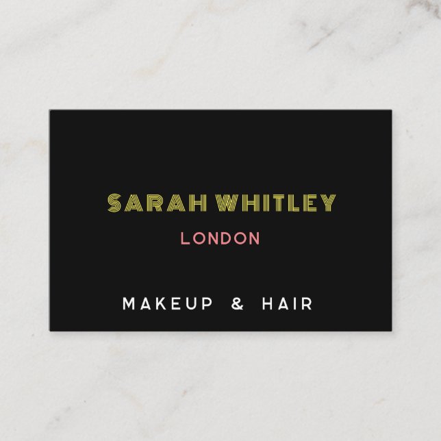 Business Card sleek modern  (Front)