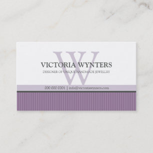 BUSINESS CARD smart modern monogram