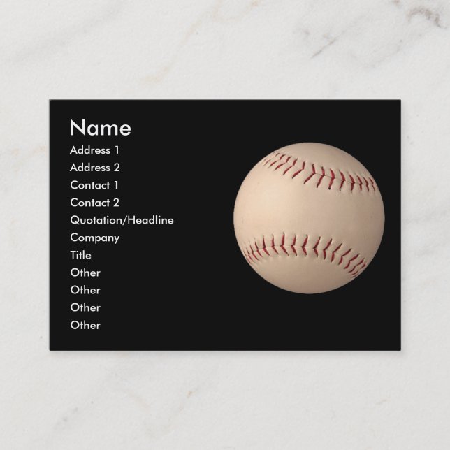business card - sports (Front)