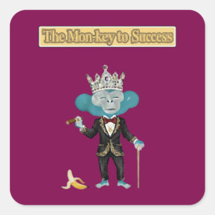 Business Card Square Sticker