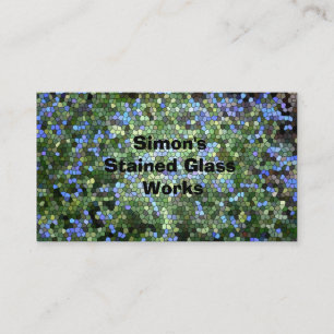 Business Card, "Stained Glass" Business Card