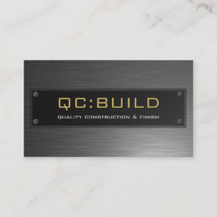 BUSINESS CARD :: stainless steel riveted 3